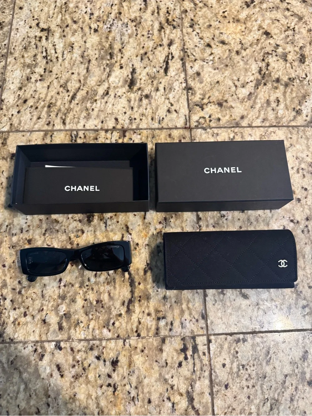 New CHANEL 2026 CH5566 summer collection Black Sunglasses